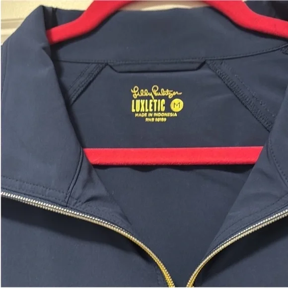 ✨SALE✨ NWT Lilly Pulitzer Islanna Jacket Low Tide Navy - Picture 4 of 8